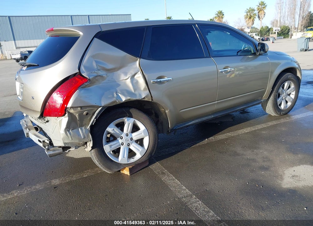 2006 NISSAN MURANO VIN: JN8AZ08T46W400307