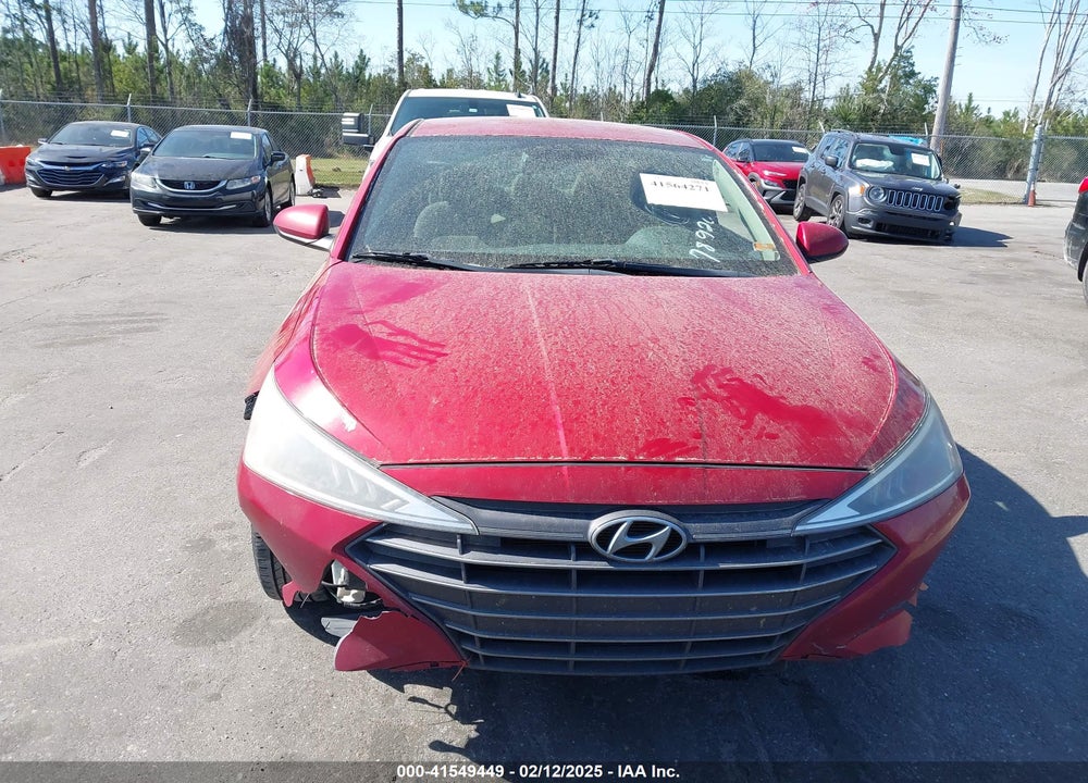 2019 HYUNDAI ELANTRA VIN: KMHD74LF5KU789208