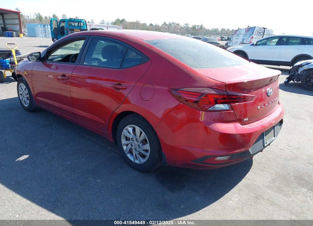 2019 HYUNDAI ELANTRA VIN: KMHD74LF5KU789208