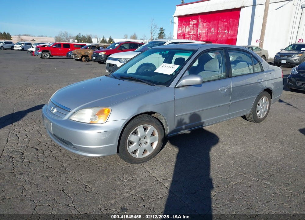 2002 HONDA CIVIC EX VIN: JHMES26842S001599