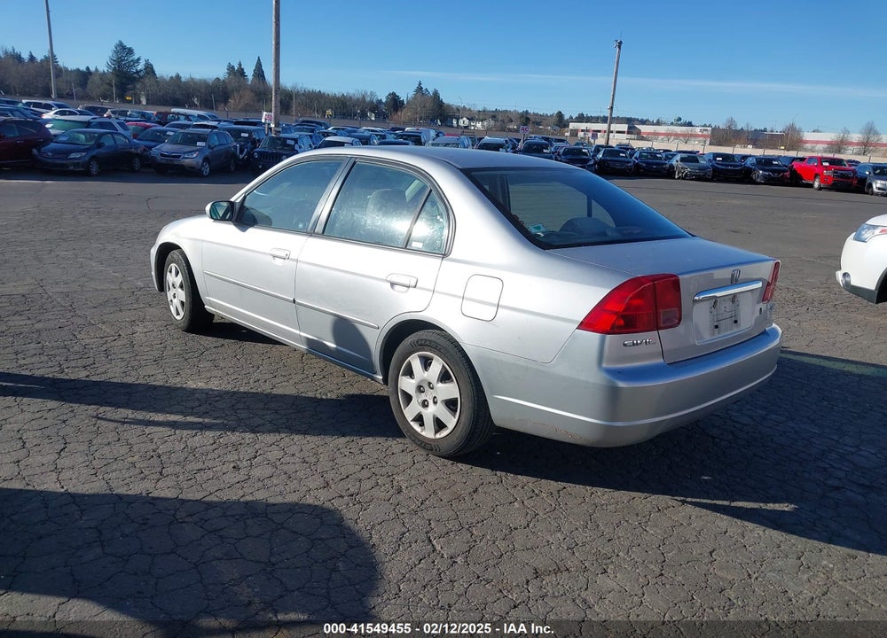2002 HONDA CIVIC EX VIN: JHMES26842S001599