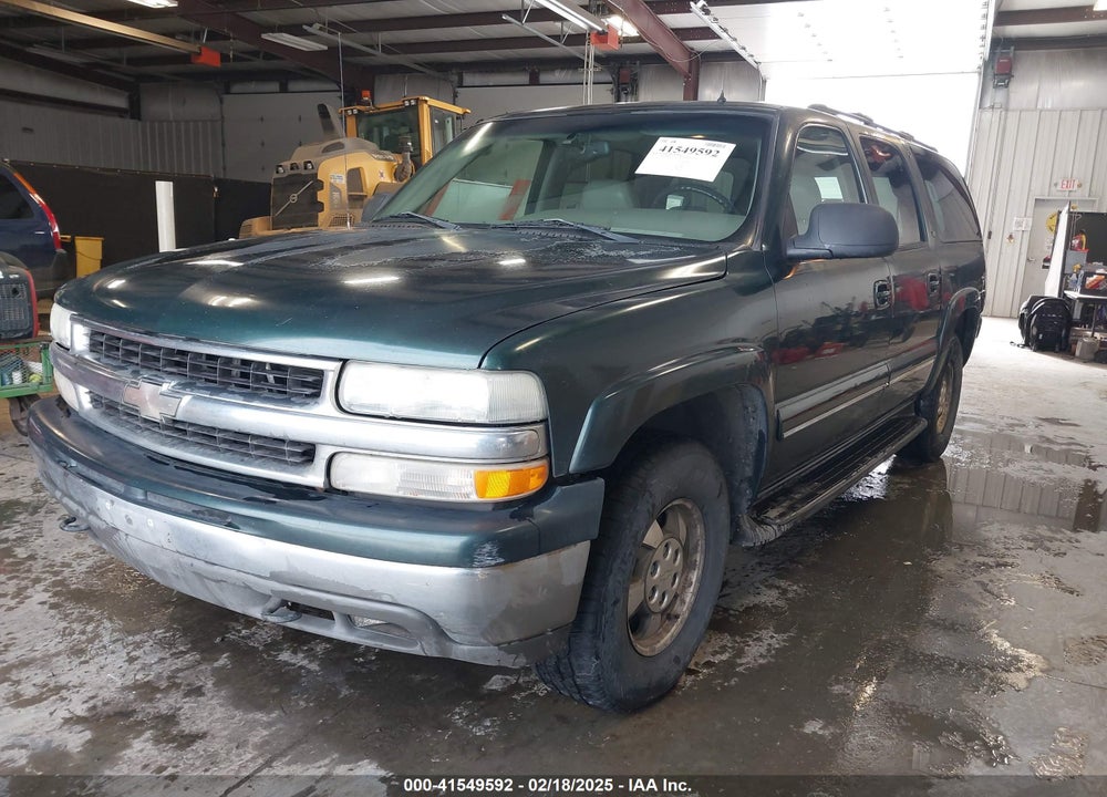2002 CHEVROLET SUBURBAN 1500 LT VIN: 1GNFK16Z72J263641