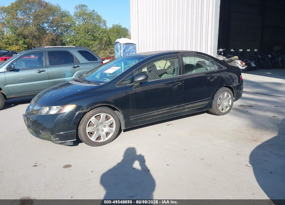 2009 HONDA CIVIC LX VIN: 2HGFA165X9H366221