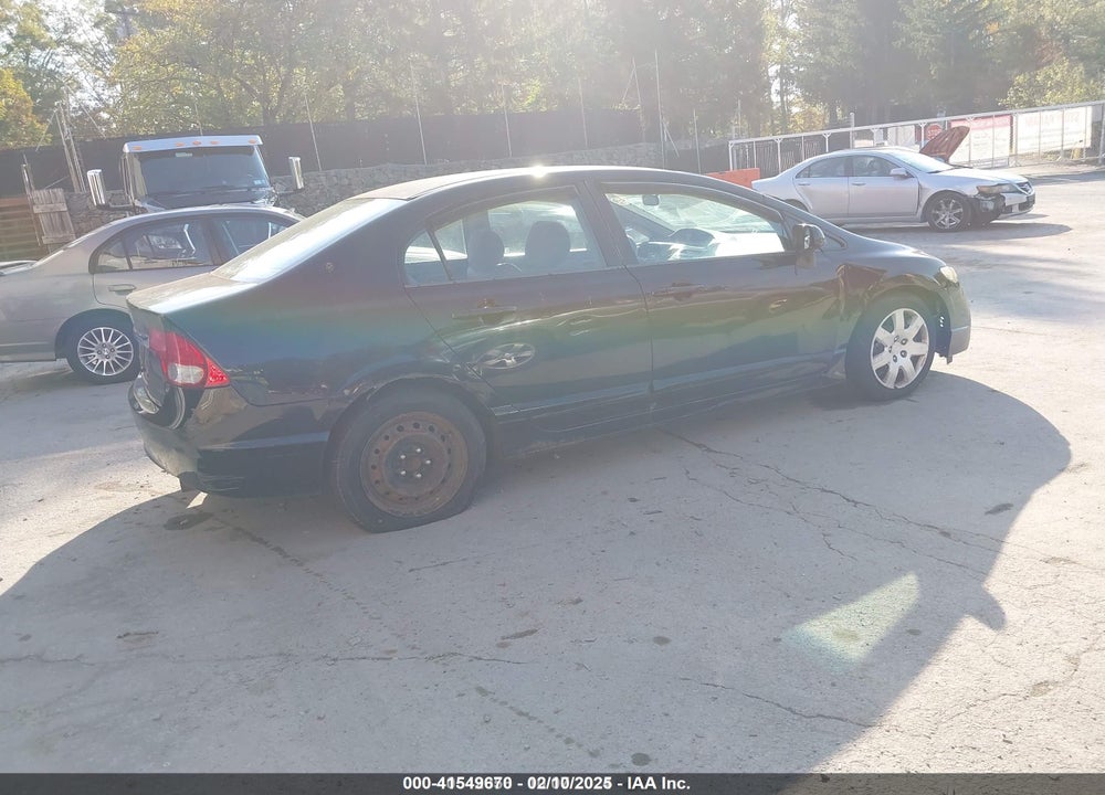 2009 HONDA CIVIC LX VIN: 2HGFA165X9H366221