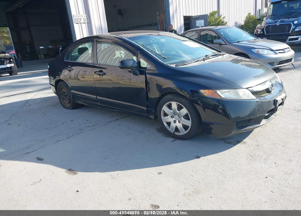 2009 HONDA CIVIC LX VIN: 2HGFA165X9H366221