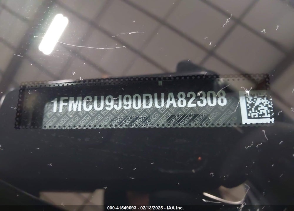 2013 FORD ESCAPE TITANIUM VIN: 1FMCU9J90DUA82308