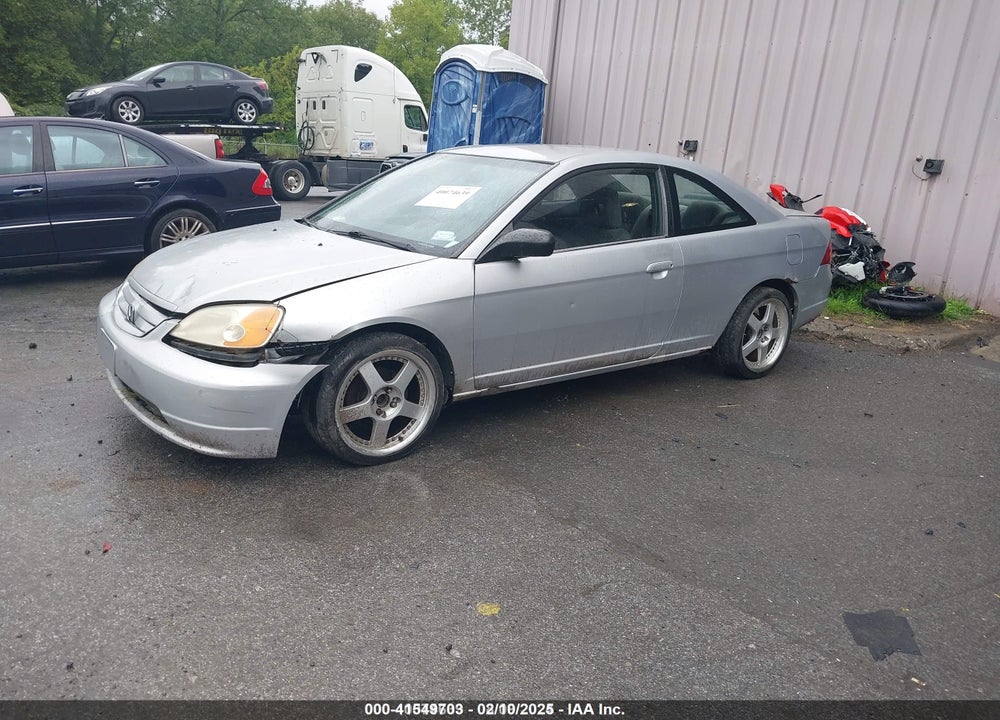 2002 HONDA CIVIC LX VIN: 1HGEM22542L009589