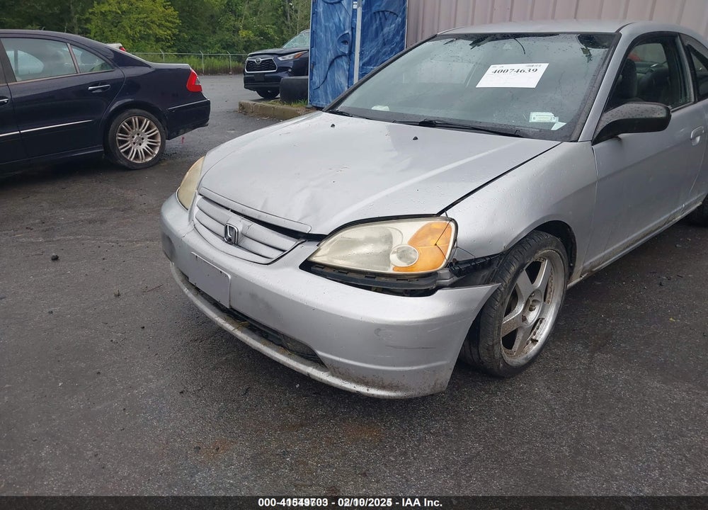 2002 HONDA CIVIC LX VIN: 1HGEM22542L009589