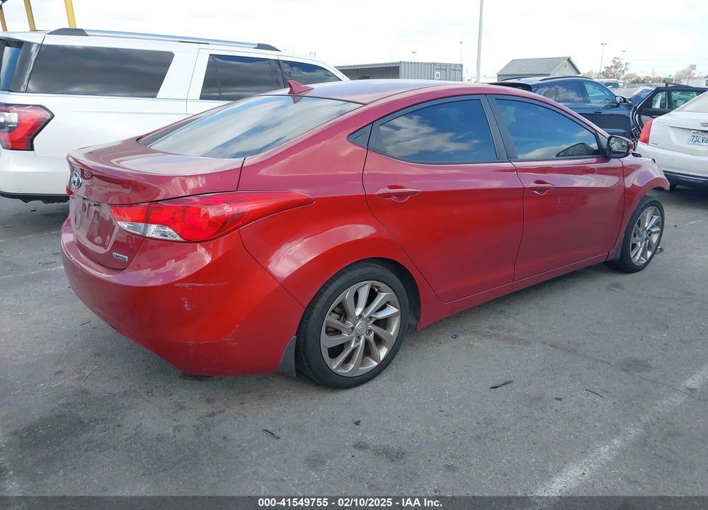 2013 HYUNDAI ELANTRA VIN: KMHDH4AE3DU691918