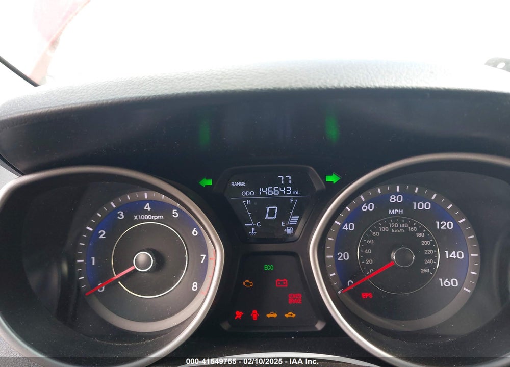 2013 HYUNDAI ELANTRA VIN: KMHDH4AE3DU691918