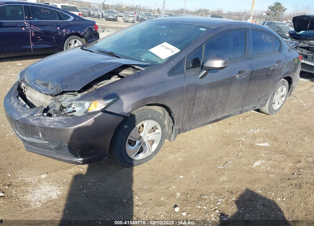 2013 HONDA CIVIC VIN: 19XFB2F54DE061139