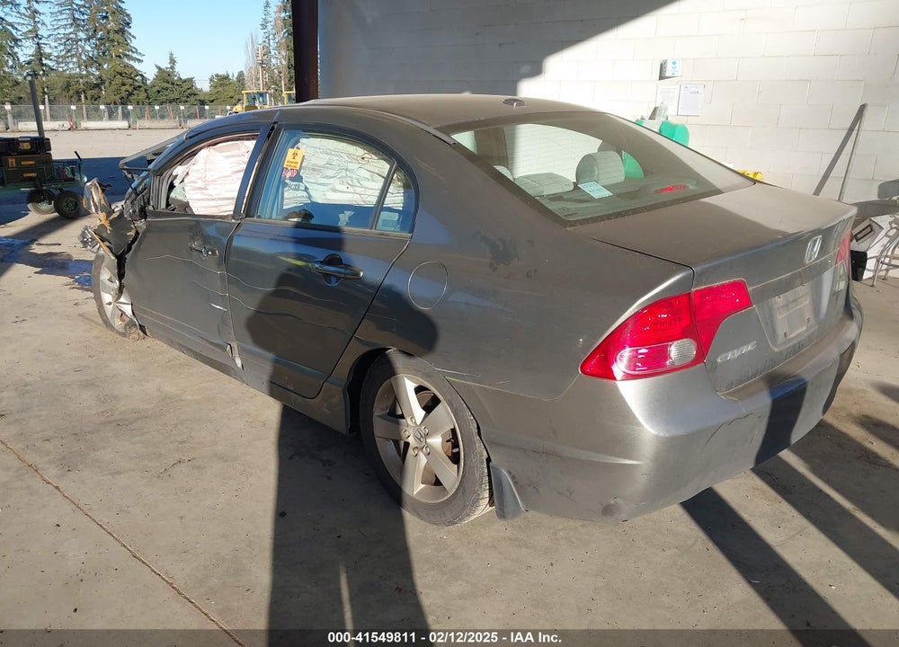 2007 HONDA CIVIC EX VIN: 1HGFA16847L038593