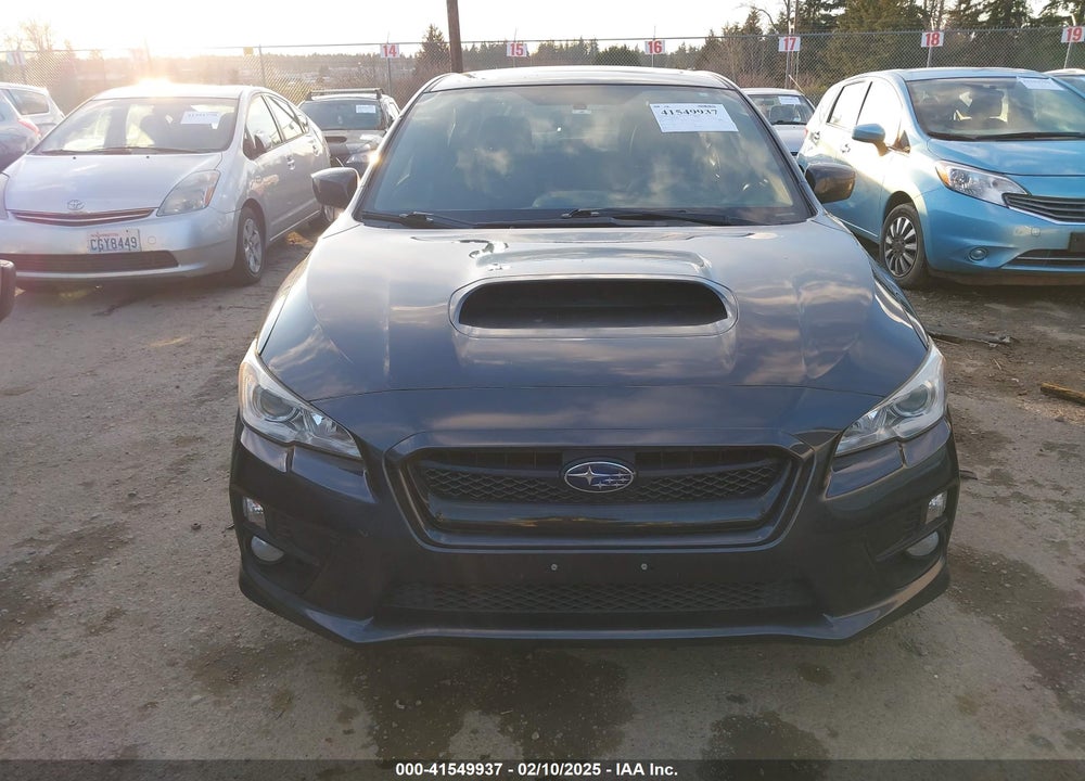 2015 SUBARU WRX PREMIUM VIN: JF1VA1D6XF9808311