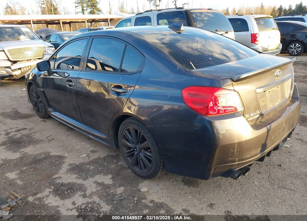 2015 SUBARU WRX PREMIUM VIN: JF1VA1D6XF9808311