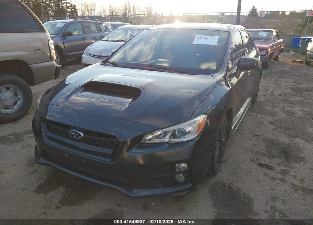2015 SUBARU WRX PREMIUM VIN: JF1VA1D6XF9808311