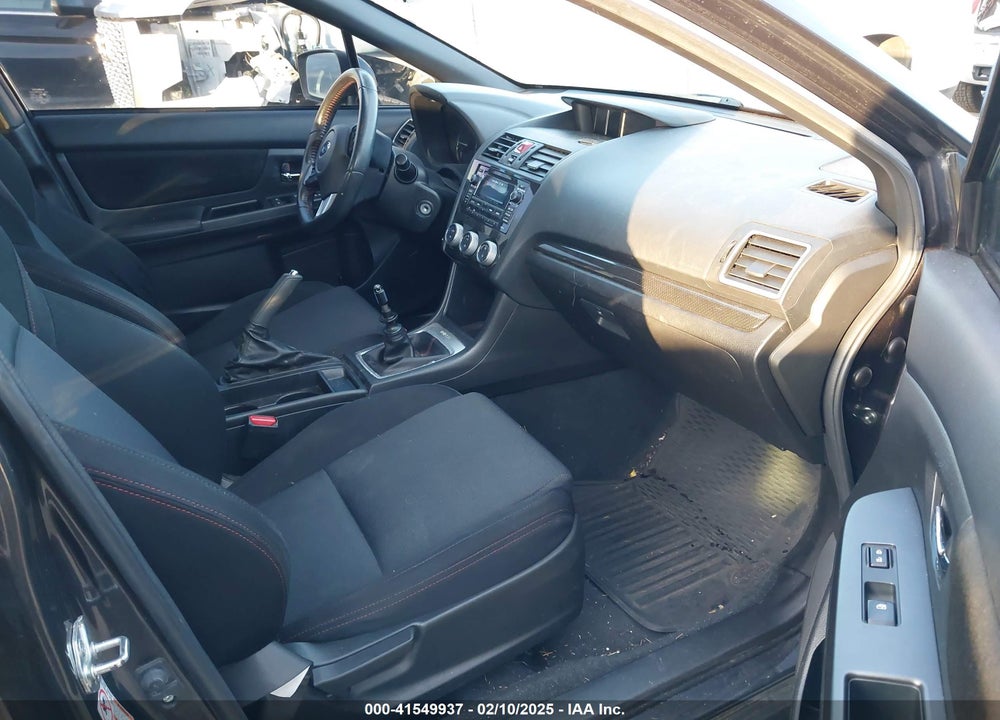 2015 SUBARU WRX PREMIUM VIN: JF1VA1D6XF9808311