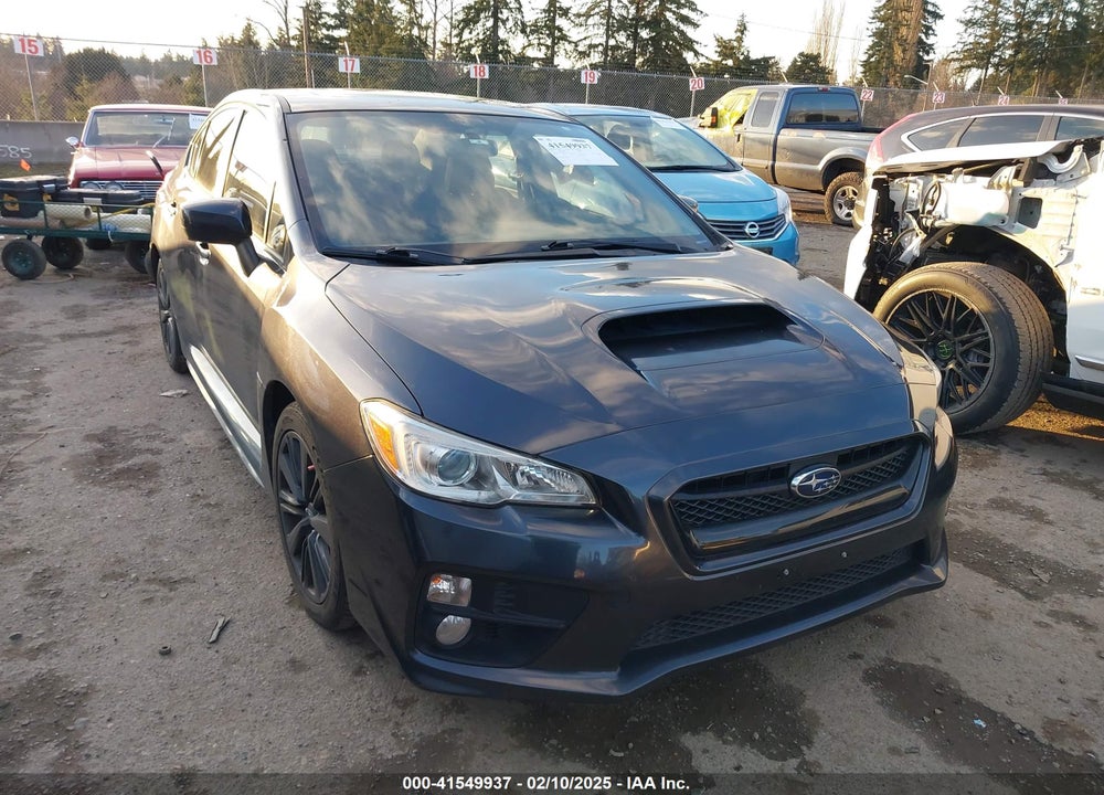 2015 SUBARU WRX PREMIUM VIN: JF1VA1D6XF9808311