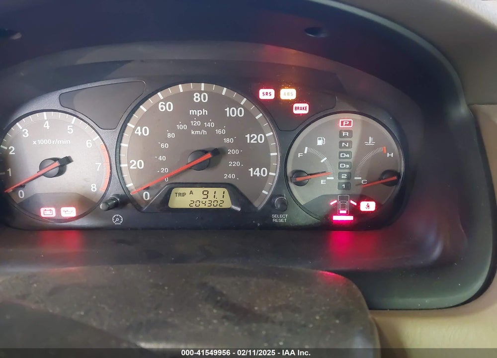 2001 HONDA ACCORD 2.3 EX VIN: 1HGCG32521A032366