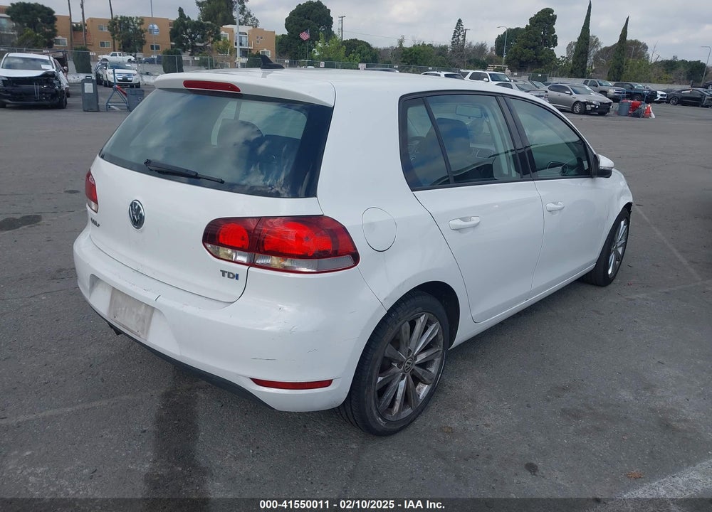 2013 VOLKSWAGEN GOLF VIN: WVWDM7AJ5DW117467