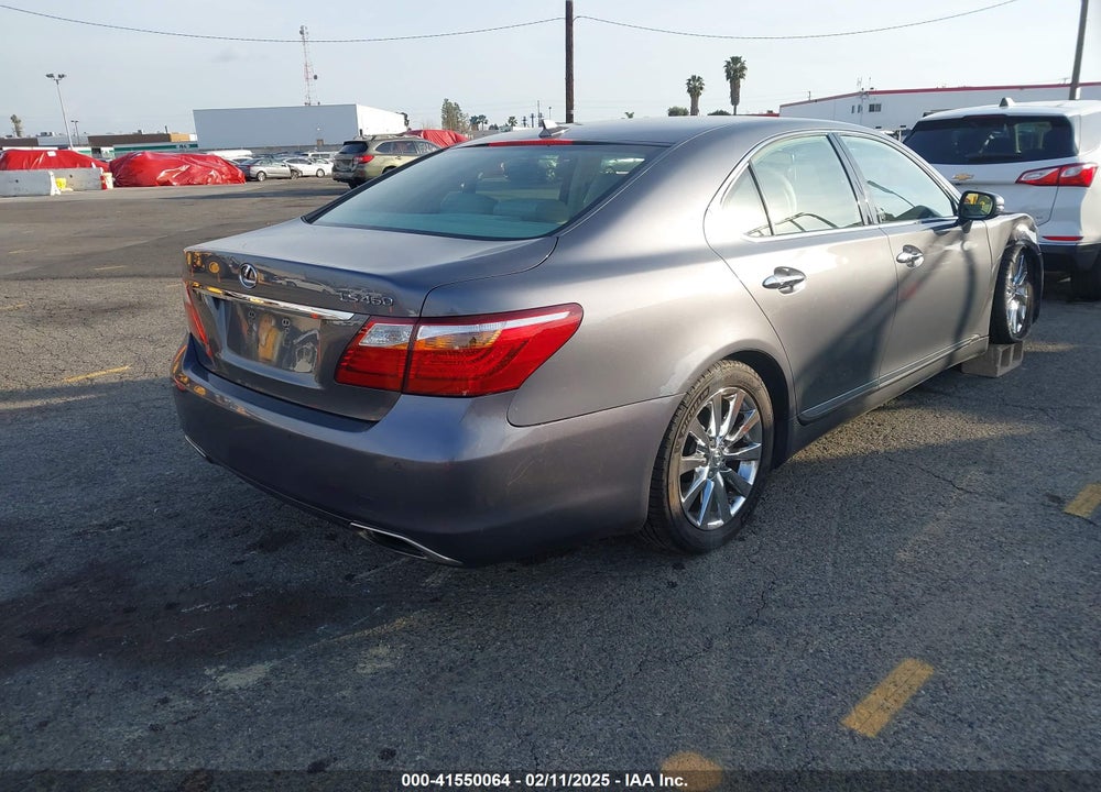 2012 LEXUS LS VIN: JTHBL5EF7C5112312