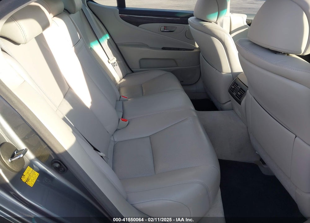 2012 LEXUS LS VIN: JTHBL5EF7C5112312