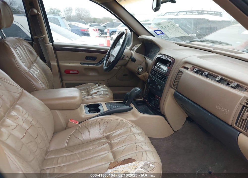 2000 JEEP GRAND CHEROKEE LIMITED VIN: 1J4GW58N7YC295015