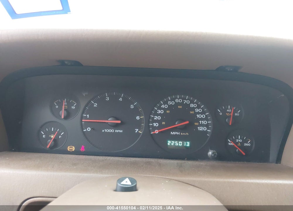 2000 JEEP GRAND CHEROKEE LIMITED VIN: 1J4GW58N7YC295015