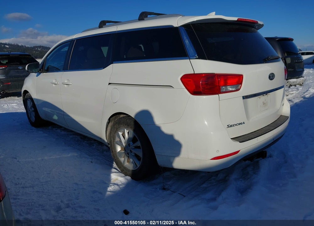 2016 KIA SEDONA LX VIN: KNDMB5C13G6090149