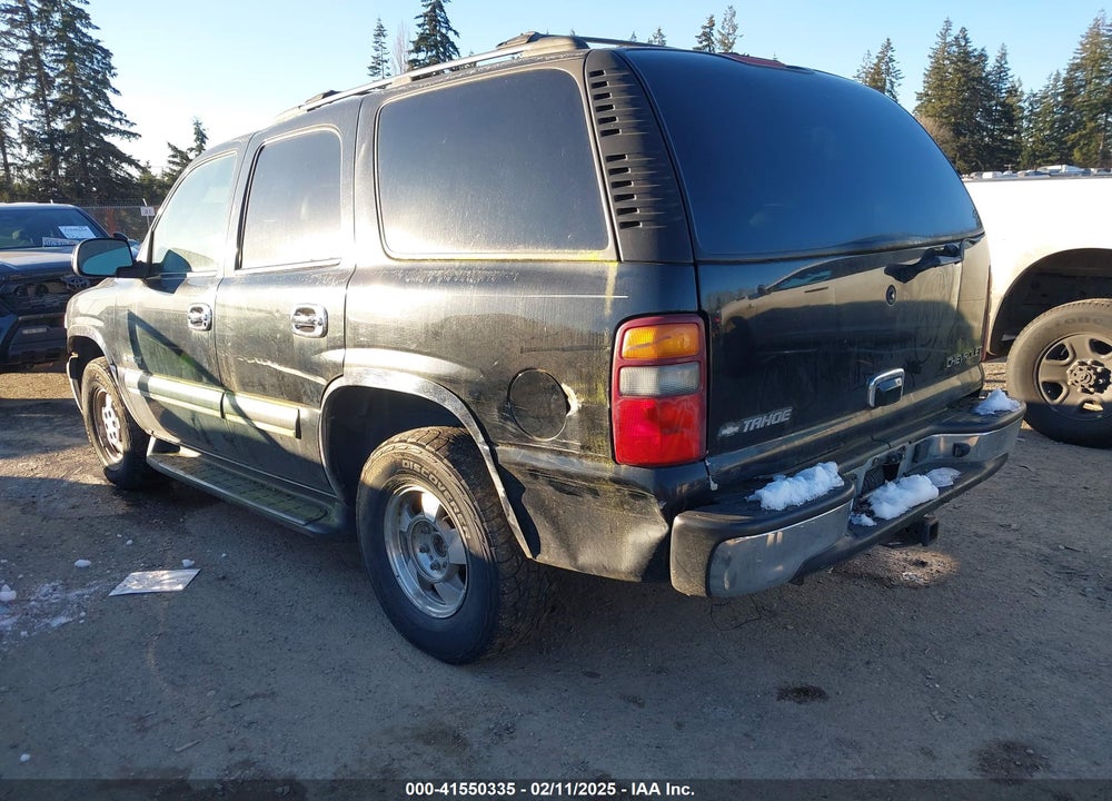 2002 CHEVROLET TAHOE LT VIN: 1GNEK13Z72J169517