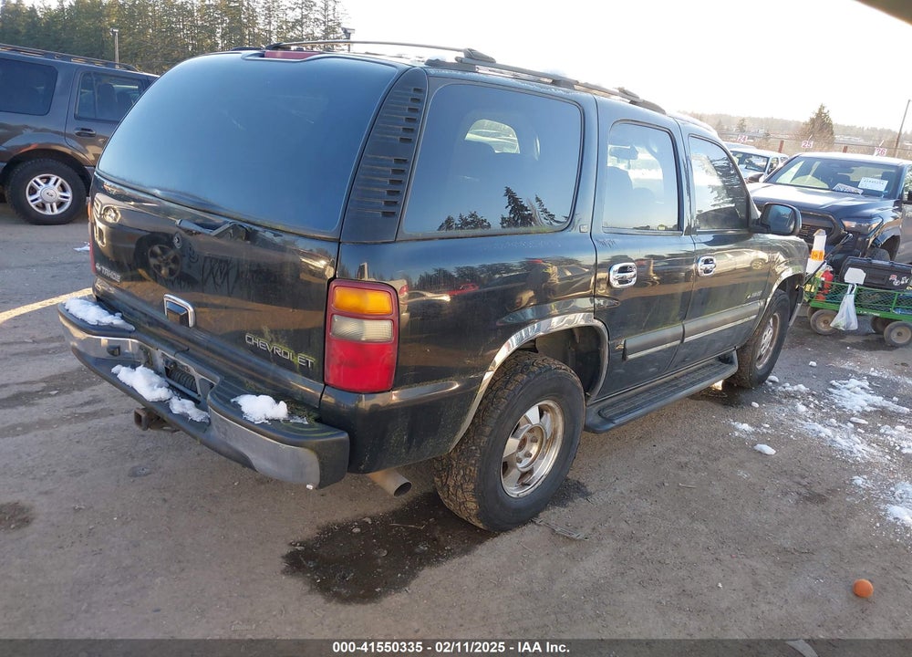 2002 CHEVROLET TAHOE LT VIN: 1GNEK13Z72J169517