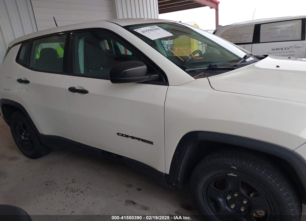 2018 JEEP COMPASS SPORT FWD VIN: 3C4NJCABXJT326901