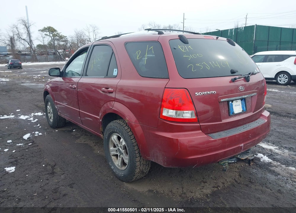 2005 KIA SORENTO VIN: KNDJC733X55402287