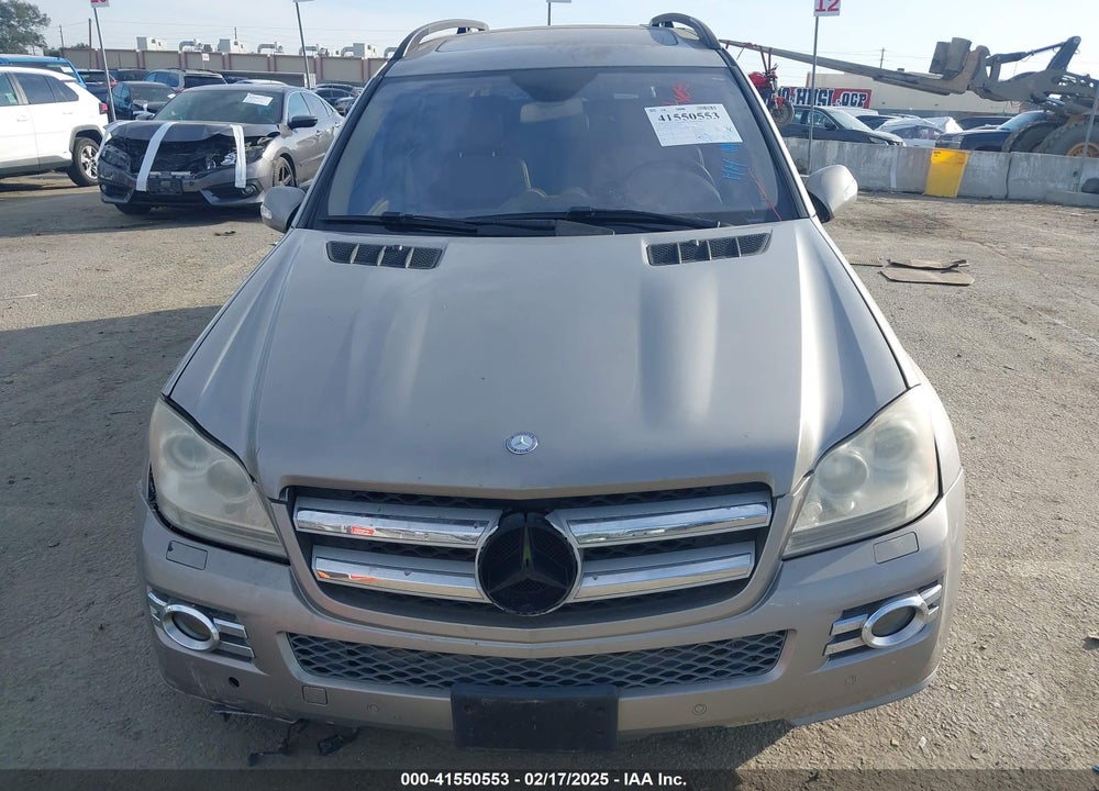 2007 MERCEDES-BENZ GL 450 VIN: 4JGBF71E67A260249