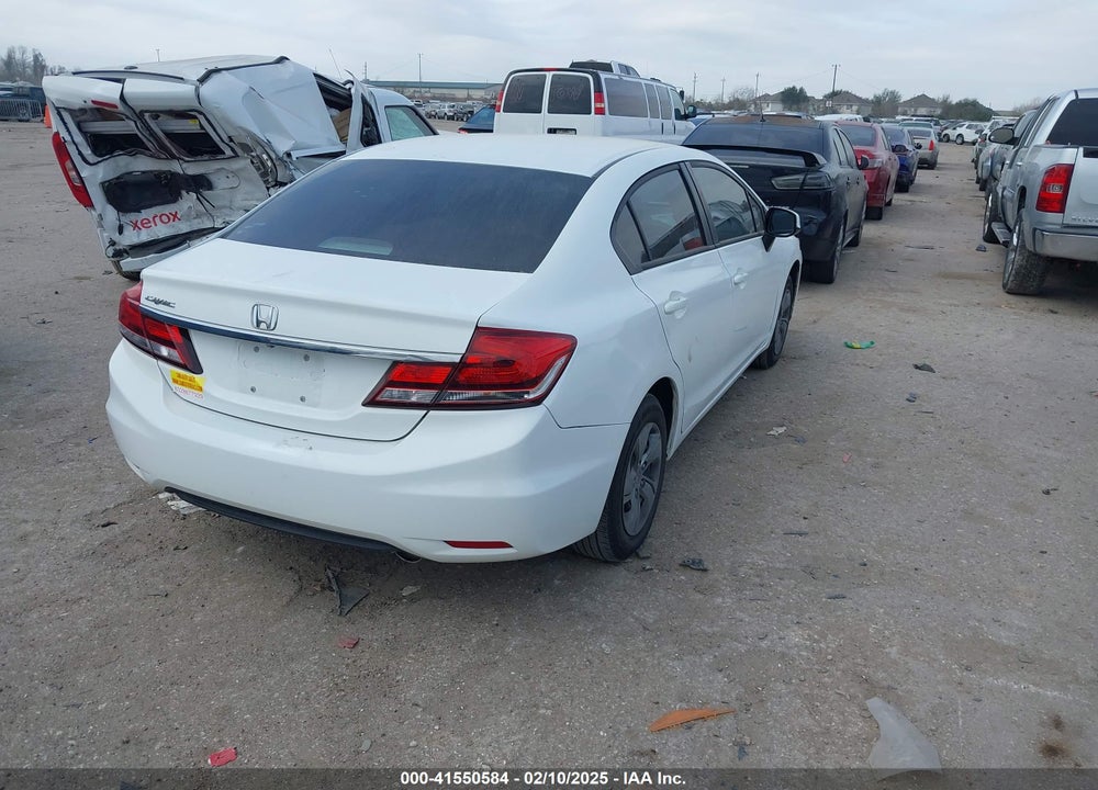 2013 HONDA CIVIC LX VIN: 19XFB2F5XDE061615