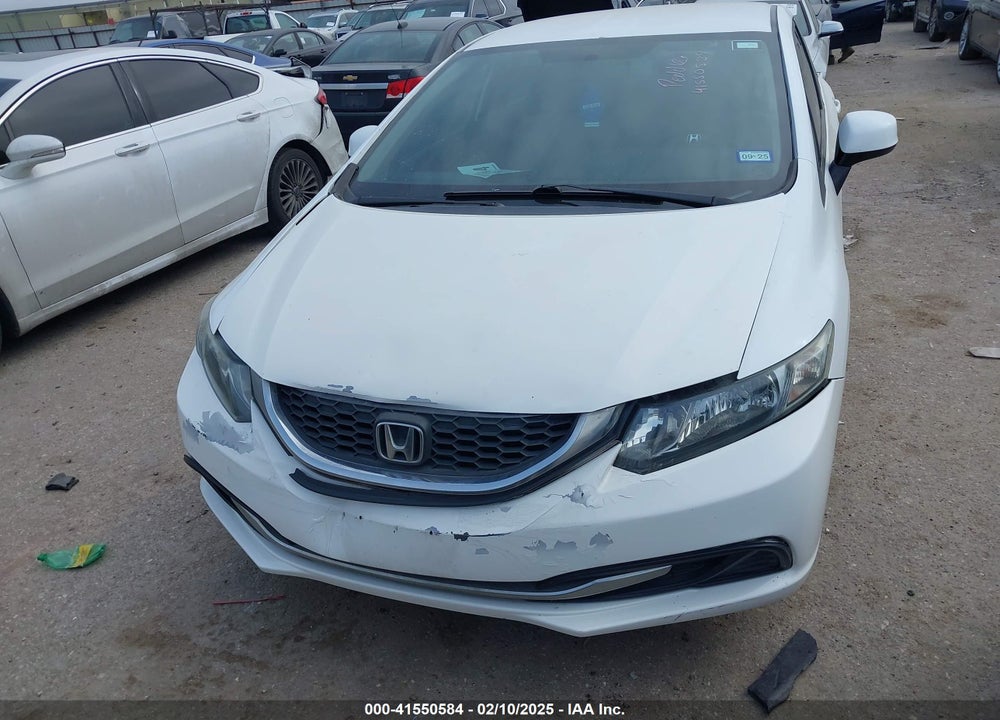 2013 HONDA CIVIC LX VIN: 19XFB2F5XDE061615