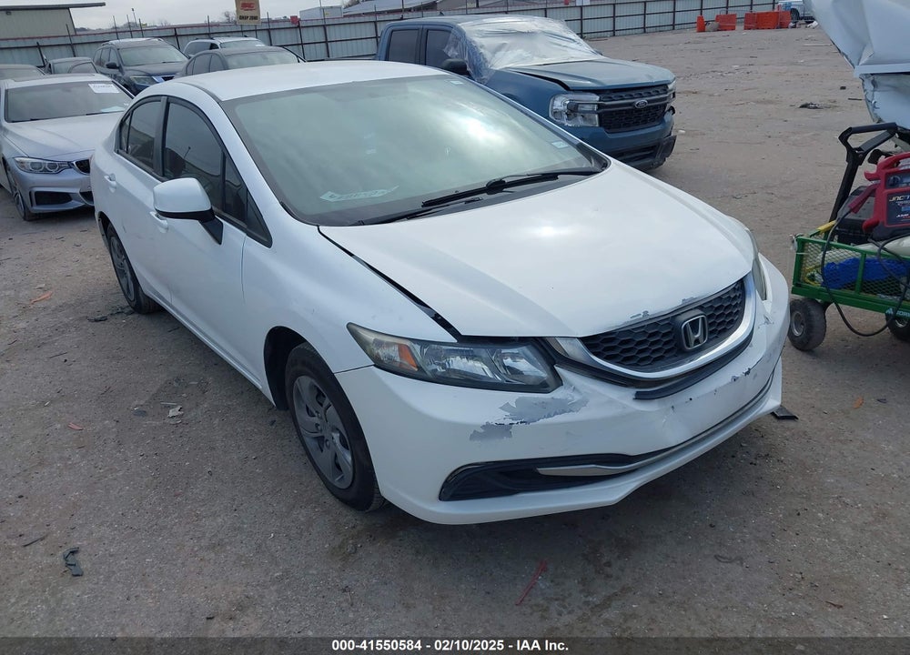 2013 HONDA CIVIC LX VIN: 19XFB2F5XDE061615