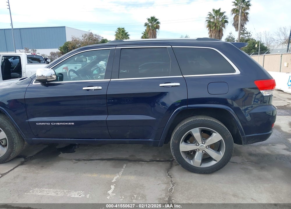 2014 JEEP GRAND CHEROKEE OVERLAND VIN: 1C4RJFCG9EC418594