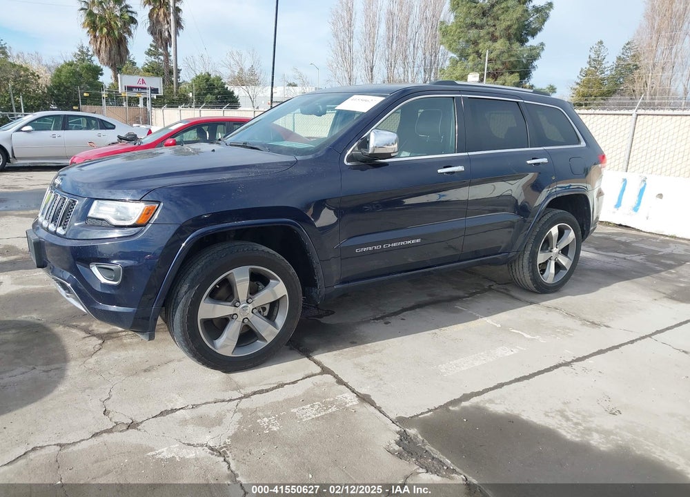 2014 JEEP GRAND CHEROKEE OVERLAND VIN: 1C4RJFCG9EC418594