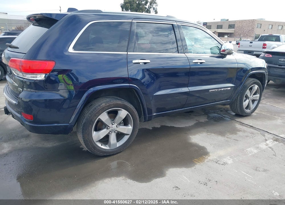 2014 JEEP GRAND CHEROKEE OVERLAND VIN: 1C4RJFCG9EC418594