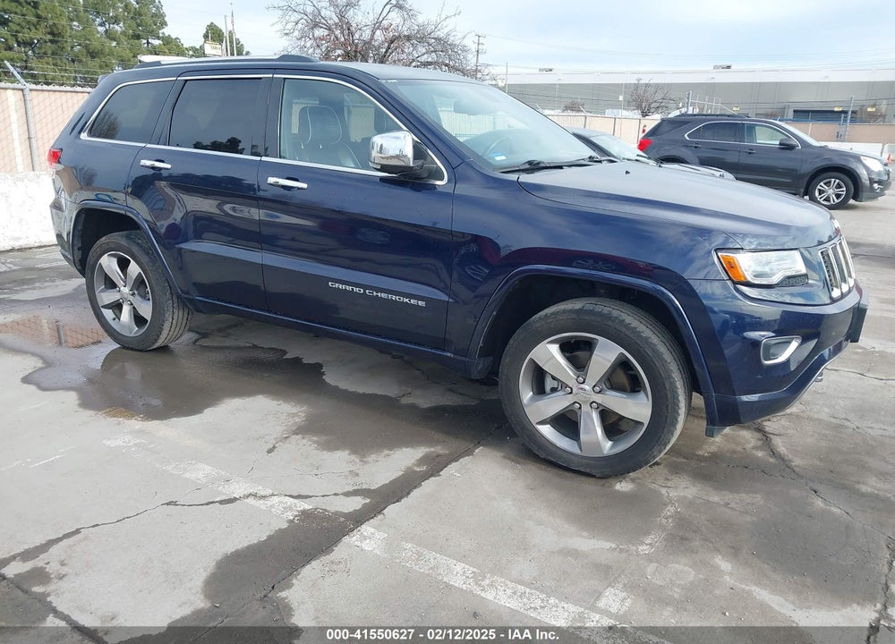 2014 JEEP GRAND CHEROKEE OVERLAND VIN: 1C4RJFCG9EC418594