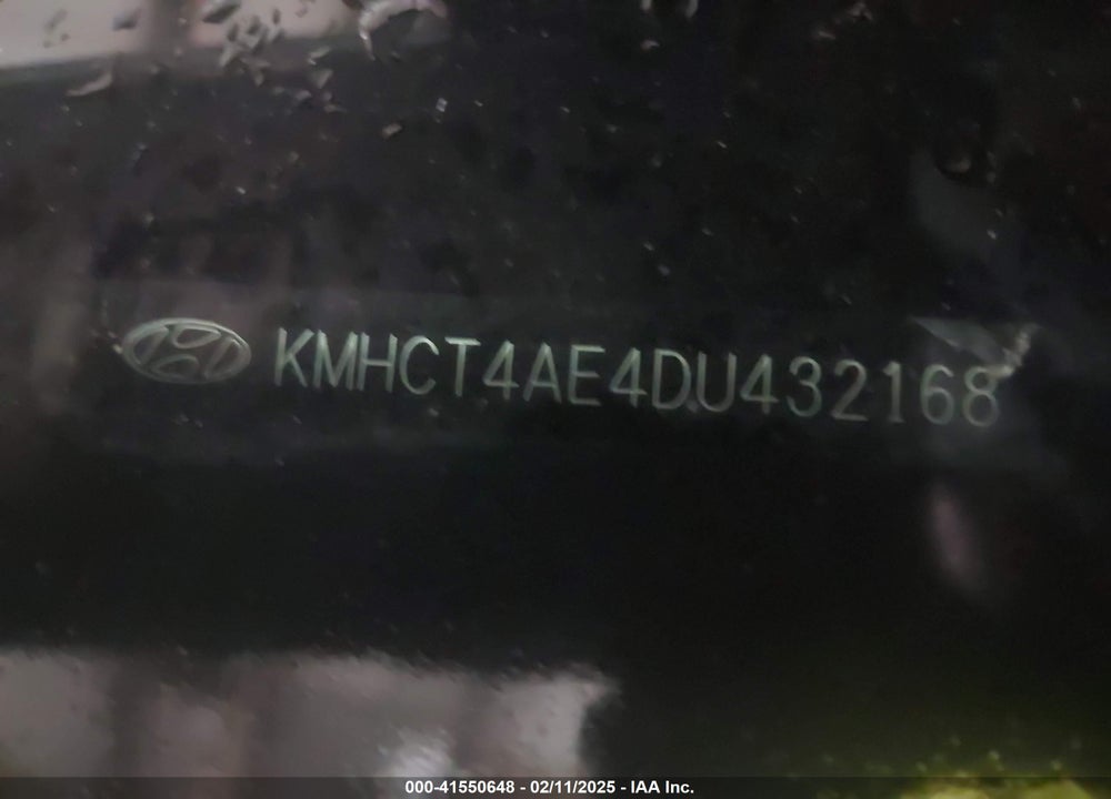 2013 HYUNDAI ACCENT VIN: KMHCT4AE4DU432168