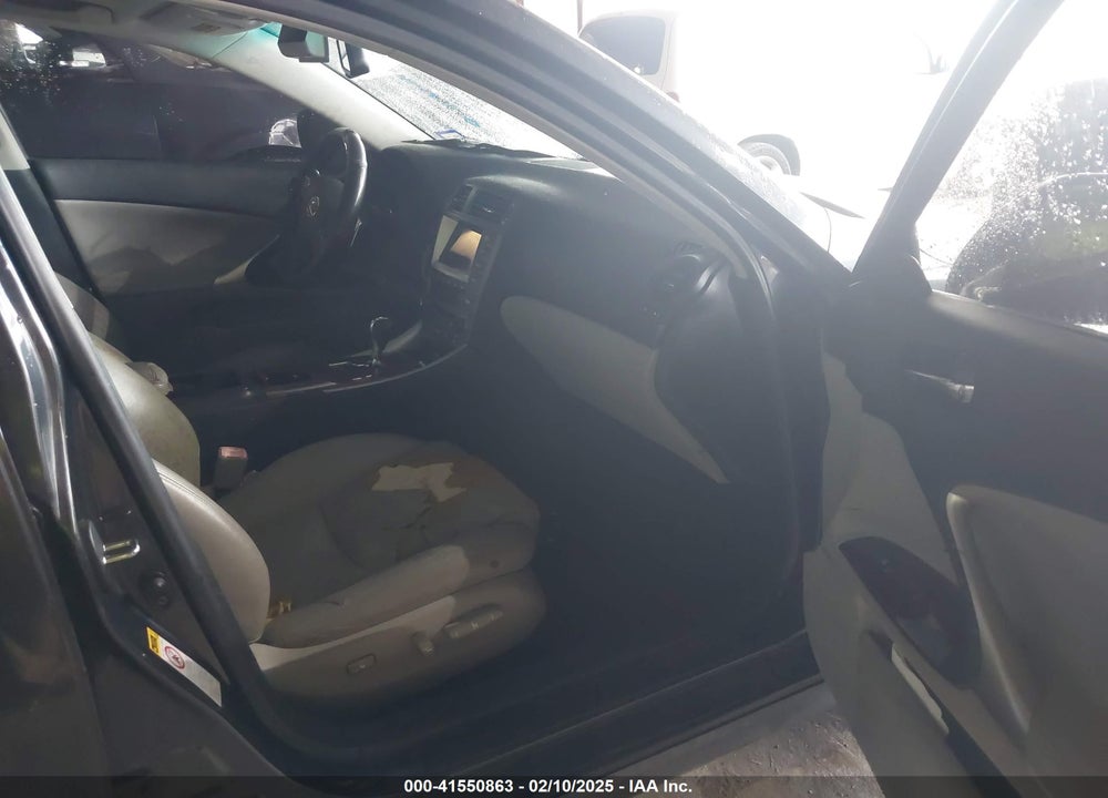 2006 LEXUS IS 250 VIN: JTHBK262765025463