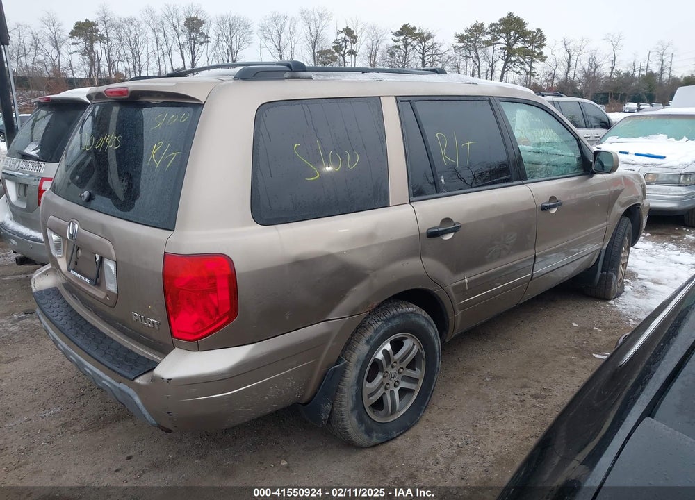 2004 HONDA PILOT VIN: 2HKYF18494H543922