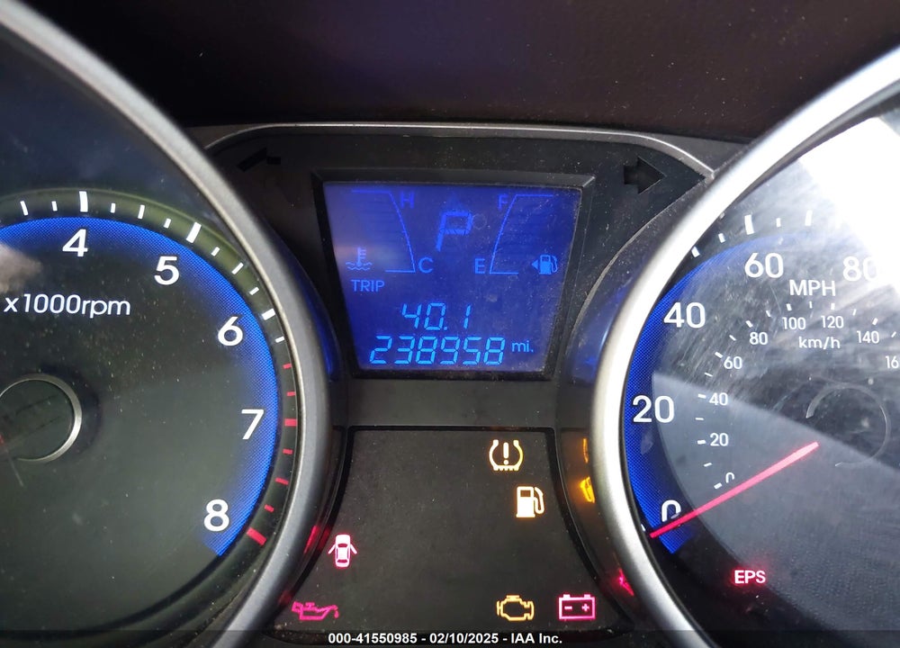 2012 HYUNDAI TUCSON GLS VIN: KM8JUCAC2CU371415