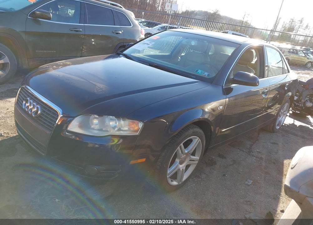 2007 AUDI A4 2.0T VIN: WAUAF78E67A222099