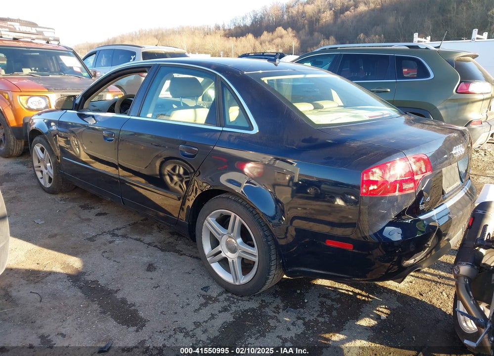 2007 AUDI A4 2.0T VIN: WAUAF78E67A222099