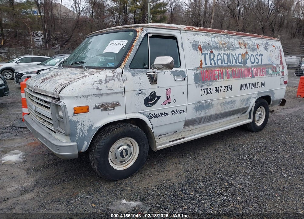1989 CHEVROLET G20 VIN: 1GCEG25K3K7183637
