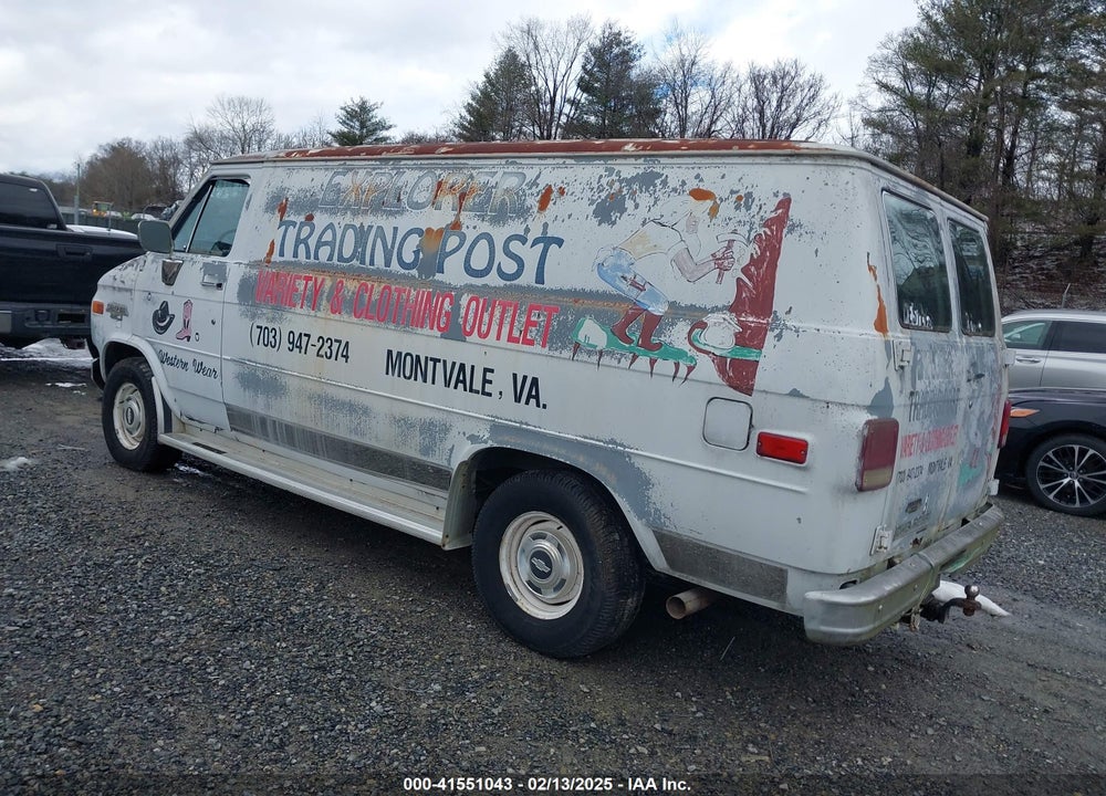 1989 CHEVROLET G20 VIN: 1GCEG25K3K7183637