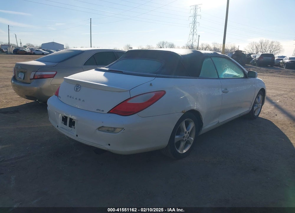 2007 TOYOTA CAMRY SOLARA SLE VIN: 4T1FA38P47U109389