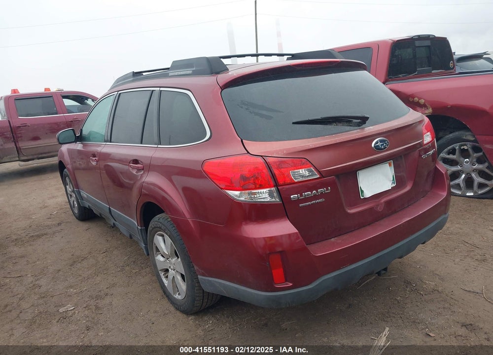 2011 SUBARU OUTBACK 2.5I PREMIUM VIN: 4S4BRCBC0B3409328